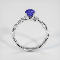 1.67 Ct. Purplish Blue Sapphire Ring, 10K White Gold 3