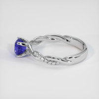 1.67 Ct. Purplish Blue Sapphire Ring, 10K White Gold 4