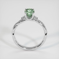 1.42 Ct. Green Sapphire Ring, 10K White Gold 3