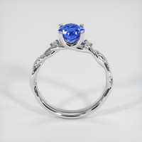 1.14 Ct. Blue Sapphire Ring, 14K White Gold 3