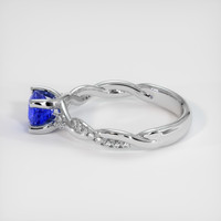 1.12 Ct. Sapphire Ring, 14K White Gold 4