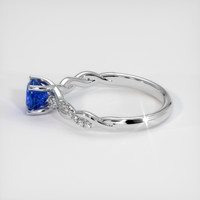 0.94 Ct. Sapphire Ring, 14K White Gold 4