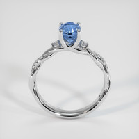 1.31 Ct. Sapphire Ring, 14K White Gold 3