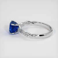 3.01 Ct. Sapphire Ring, 14K White Gold 4