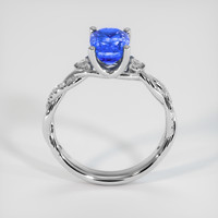 1.78 Ct. Blue Sapphire Ring, 14K White Gold 3