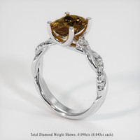 2.82 Ct. Gemstone Ring, 14K White Gold 2