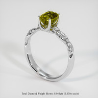 1.69 Ct. Gemstone Ring, 14K White Gold 2