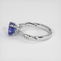 1.30 Ct. Gemstone Ring, 14K White Gold 4