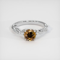 1.02 Ct. Gemstone Ring, 14K White Gold 1