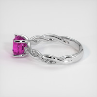 2.02 Ct. Sapphire Ring, 14K White Gold 4
