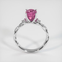 2.40 Ct. Purplish Pink Sapphire Ring, 14K White Gold 3