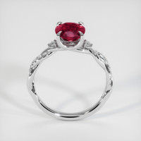 2.03 Ct. Ruby Ring, 14K White Gold 3