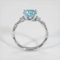 2.09 Ct. Sapphire Ring, 14K White Gold 3
