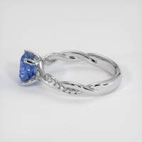 1.73 Ct. Sapphire Ring, 14K White Gold 4