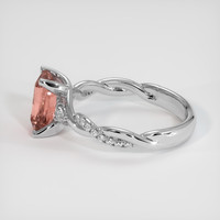 1.98 Ct. Sapphire Ring, 14K White Gold 4
