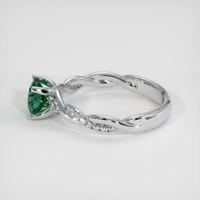 1.12 Ct. Bi Color Sapphire Ring, 14K White Gold 4