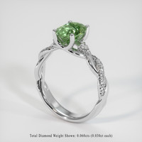 1.59 Ct. Sapphire Ring, 14K White Gold 2