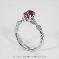 1.52 Ct. Bi Color Sapphire Ring, 14K White Gold 2