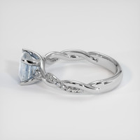 2.76 Ct. Bi Color Sapphire Ring, 14K White Gold 4