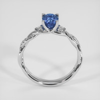 1.93 Ct. Blue Sapphire Ring, 14K White Gold 3