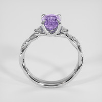 1.76 Ct. Purple Sapphire Ring, 14K White Gold 3