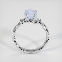 4.04 Ct. Sapphire Ring, 14K White Gold 3