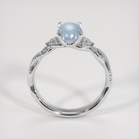1.90 Ct. Grey Sapphire Ring, 14K White Gold 3