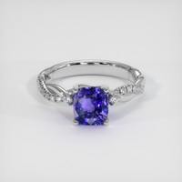 2.59 Ct. Color Change Sapphire Ring, 14K White Gold 1