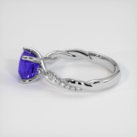 2.59 Ct. Color Change Sapphire Ring, 14K White Gold 4