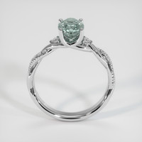 1.63 Ct. Sapphire Ring, 14K White Gold 3