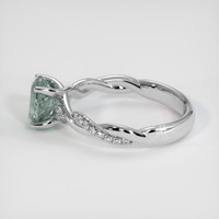 1.63 Ct. Sapphire Ring, 14K White Gold 4