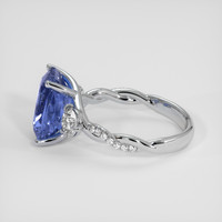 5.12 Ct. Blue Sapphire Ring, 14K White Gold 4