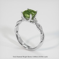 2.53 Ct. Sapphire Ring, 14K White Gold 2