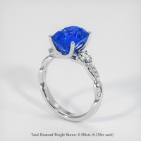 5.82 Ct. Sapphire Ring, 14K White Gold 2