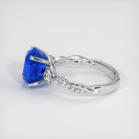 5.82 Ct. Sapphire Ring, 14K White Gold 4