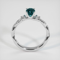 0.69 Ct. Sapphire Ring, 14K White Gold 3