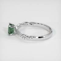 0.65 Ct. Sapphire Ring, 14K White Gold 4