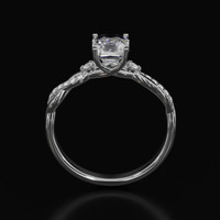 2.11 Ct. Sapphire Ring, 14K White Gold 3