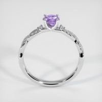 0.97 Ct. Sapphire Ring, 14K White Gold 3