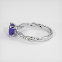 1.39 Ct. Sapphire Ring, 14K White Gold 4