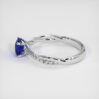 1.47 Ct. Sapphire Ring, 18K White Gold 4