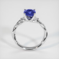 2.07 Ct. Blue Sapphire Ring, 18K White Gold 3