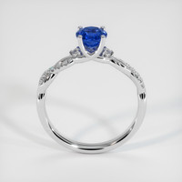 0.94 Ct. Sapphire Ring, 18K White Gold 3
