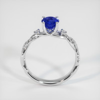 1.31 Ct. Sapphire Ring, 18K White Gold 3