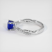 1.31 Ct. Sapphire Ring, 18K White Gold 4