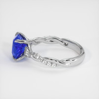 2.65 Ct. Sapphire Ring, 18K White Gold 4