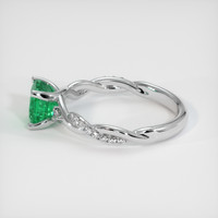 1.65 Ct. Emerald Ring, 18K White Gold 4