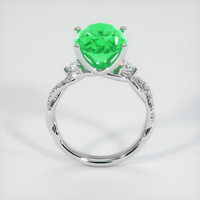 4.62 Ct. Emerald Ring, 18K White Gold 3
