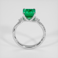 2.02 Ct. Emerald Ring, 18K White Gold 3
