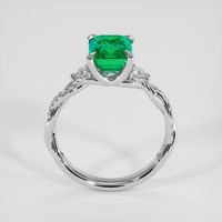 2.58 Ct. Emerald Ring, 18K White Gold 3
